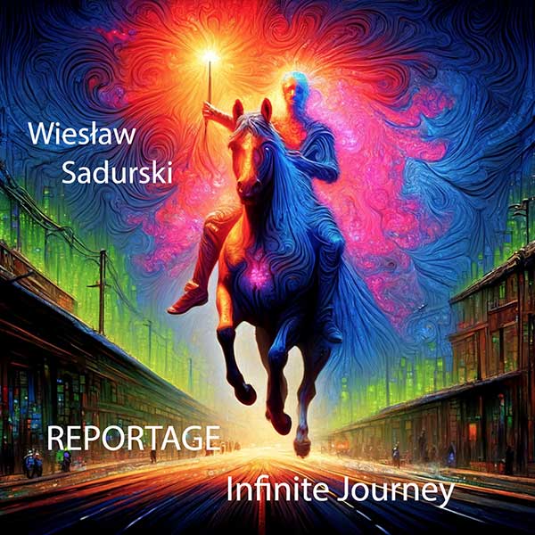 Book of poems ‘REPORTAGE Infinite Journey‘ by Wiesław Sadurski